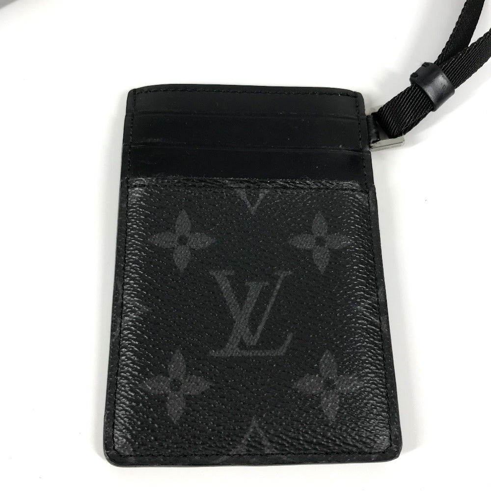 LOUIS VUITTON Card Case M61690 Monogram Eclipse Canvas black Monogram Eclipse Card folder unisex(Unisex)