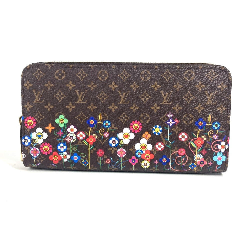 LOUIS VUITTON Long Wallet Purse M14162 Monogram canvas Brown LV Ã TM Monogram Japan Limited Takashi Murakami Zippy wallet