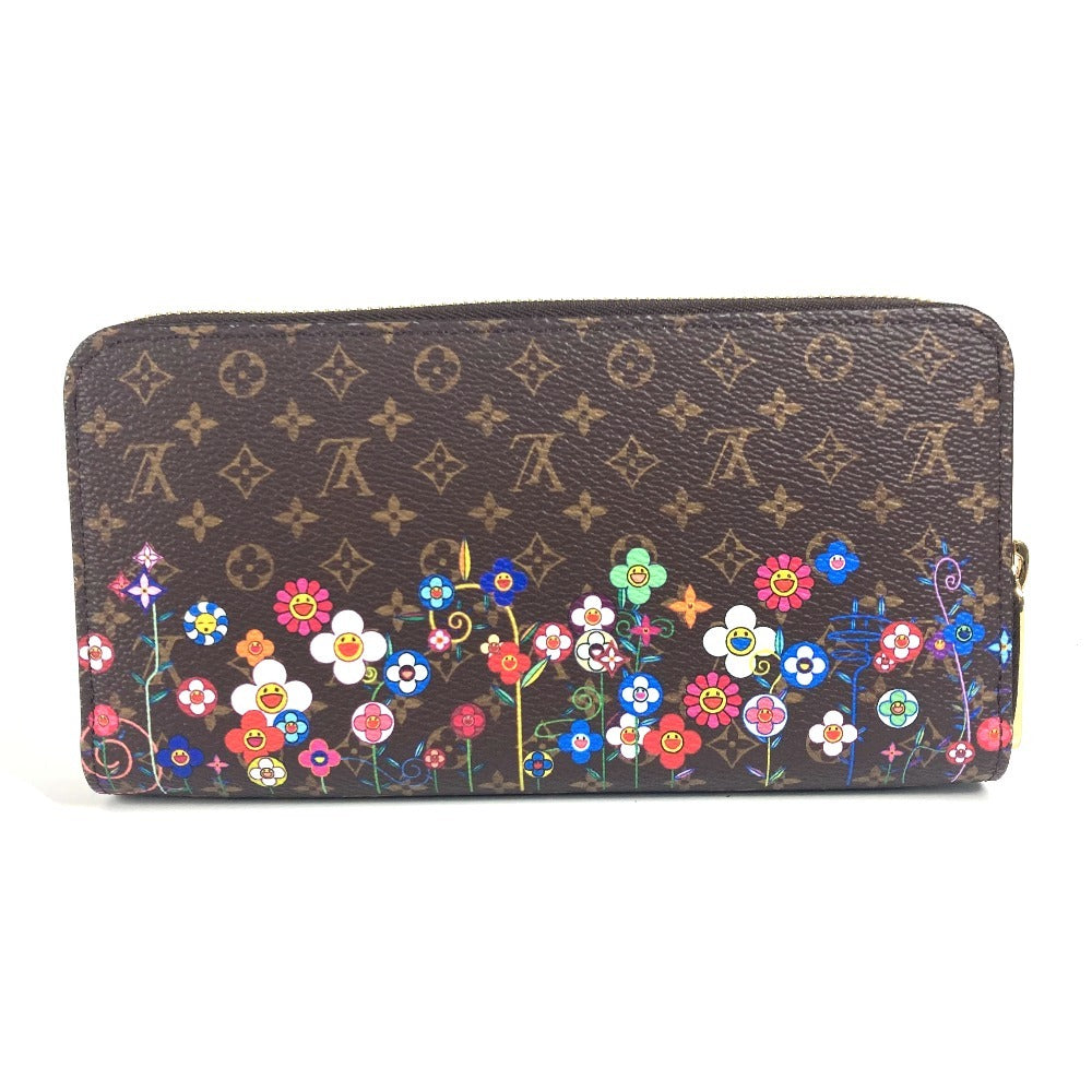LOUIS VUITTON Long Wallet Purse M14162 Monogram canvas Brown LV Ã TM Monogram Japan Limited Takashi Murakami Zippy wallet