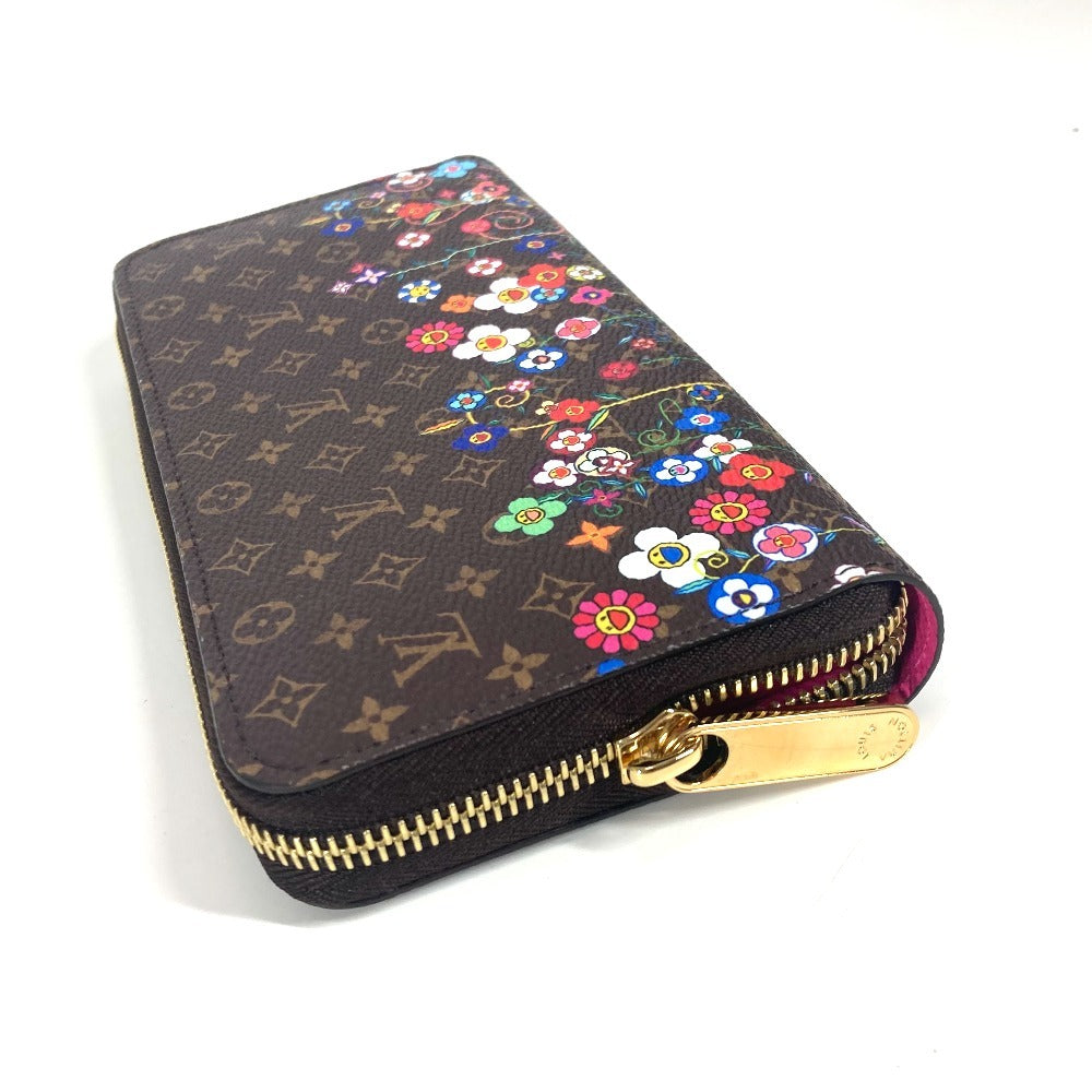 LOUIS VUITTON Long Wallet Purse M14162 Monogram canvas Brown LV Ã TM Monogram Japan Limited Takashi Murakami Zippy wallet