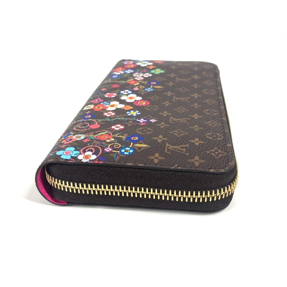 LOUIS VUITTON Long Wallet Purse M14162 Monogram canvas Brown LV Ã TM Monogram Japan Limited Takashi Murakami Zippy wallet