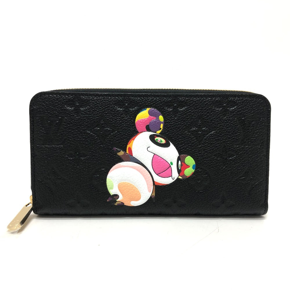 LOUIS VUITTON Long Wallet Purse M14160 Monogram Ann Platt Leather black Japan exclusive LVxTM Zippy wallet