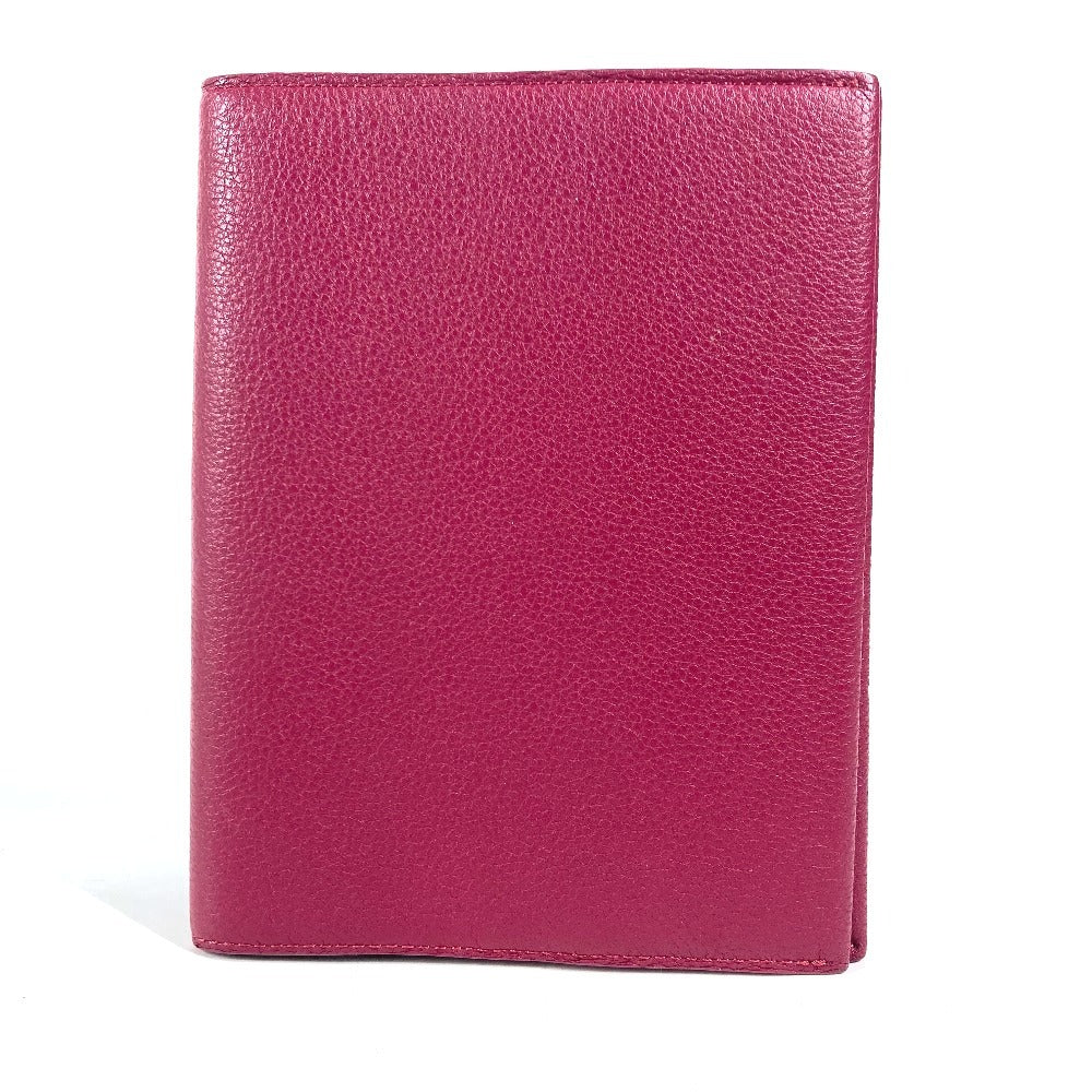 LOUIS VUITTON Note cover leather purple logo book cover Women