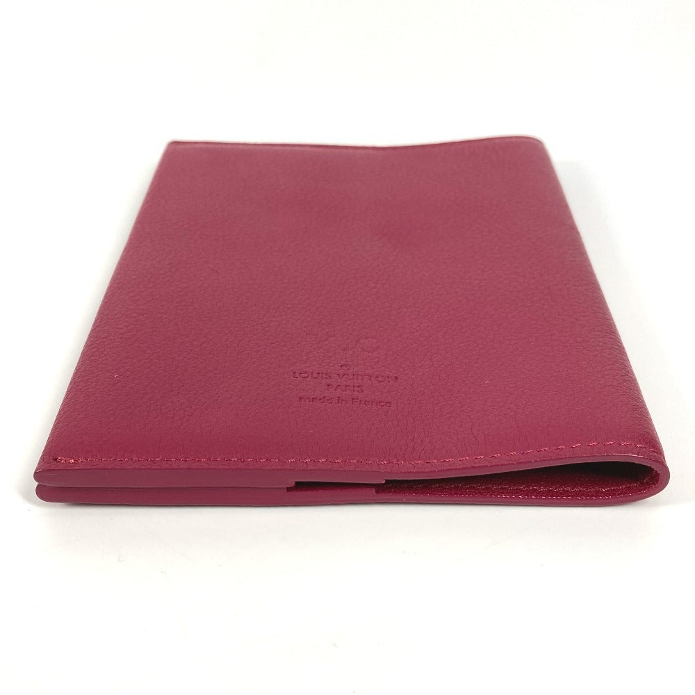 LOUIS VUITTON Note cover leather purple logo book cover Women