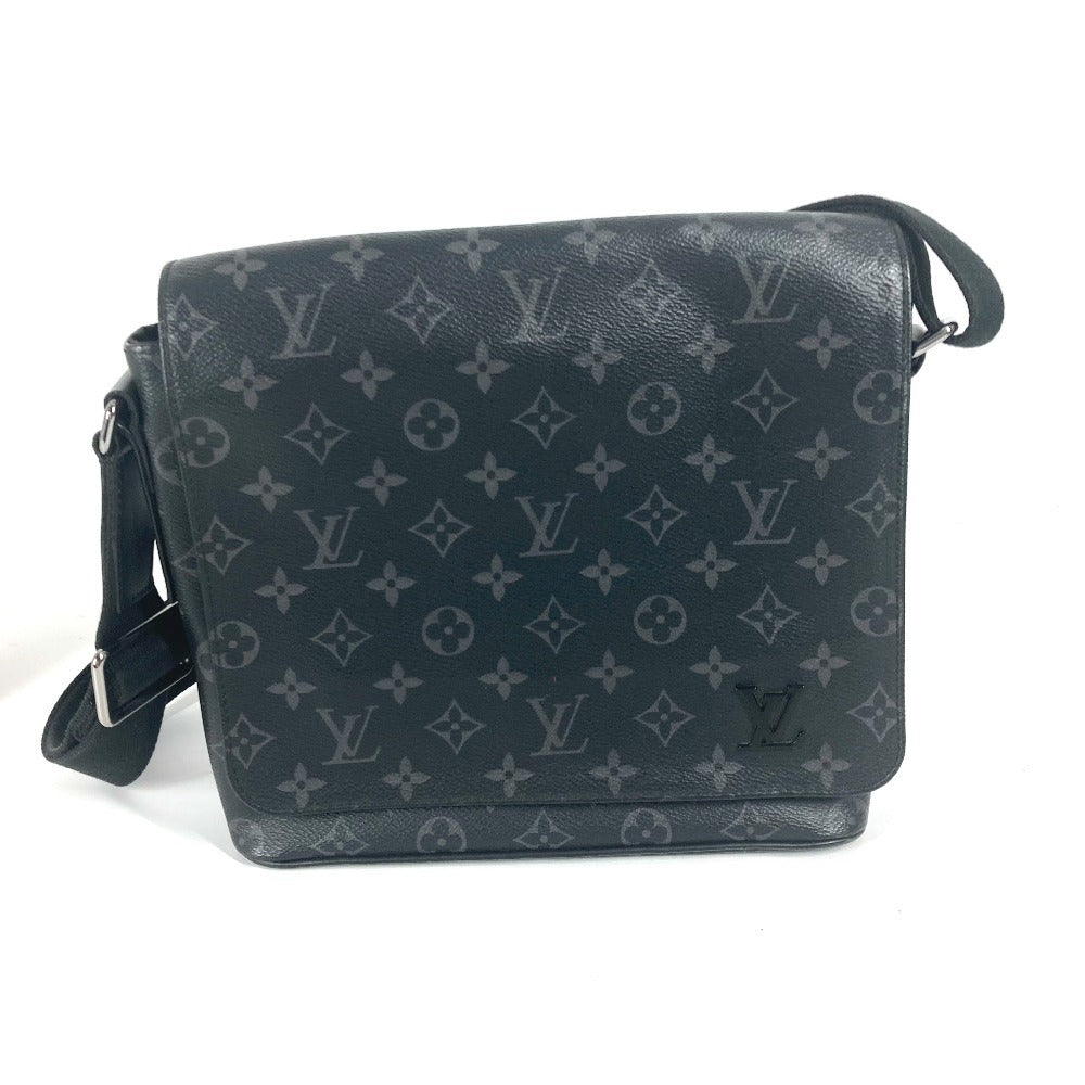 LOUIS VUITTON Shoulder Bag M45272 Monogram Eclipse Canvas black Monogram Eclipse District PM
