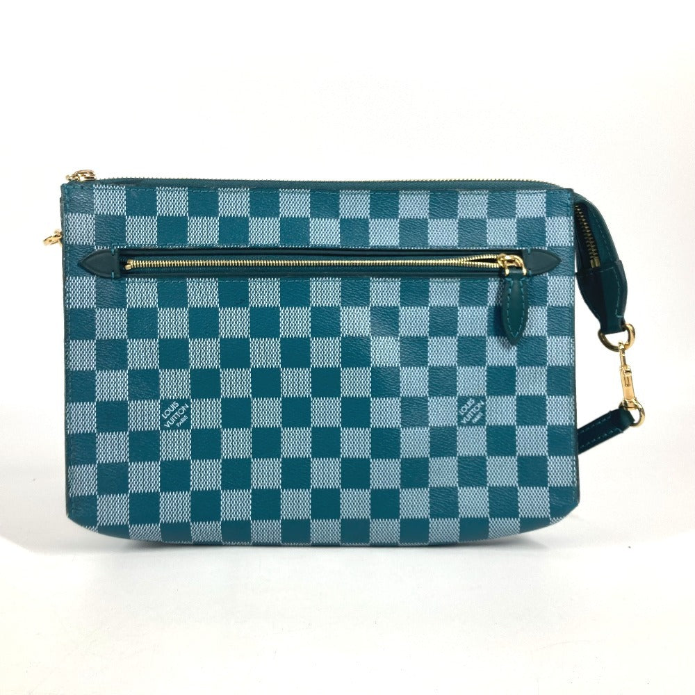 LOUIS VUITTON Shoulder Bag N41310 PVC / Leather green Damier color module unisex(Unisex)