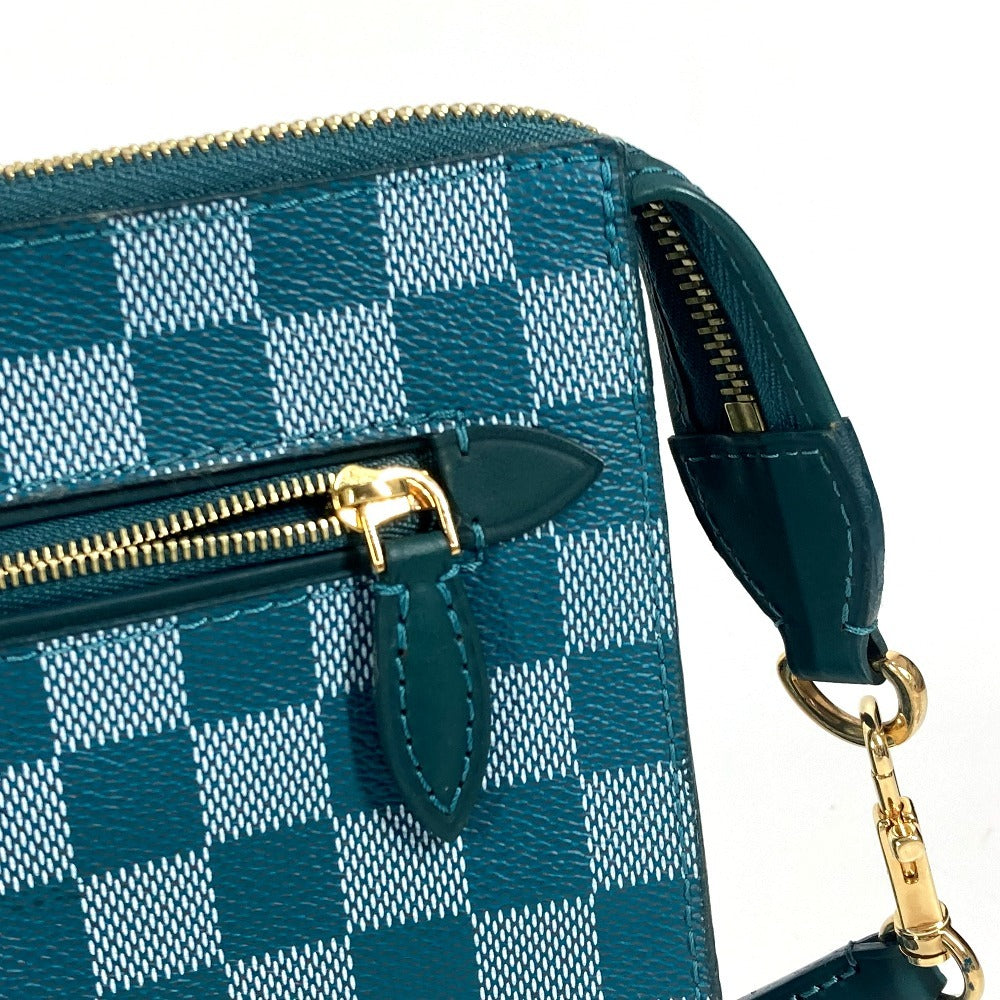 LOUIS VUITTON Shoulder Bag N41310 PVC / Leather green Damier color module unisex(Unisex)