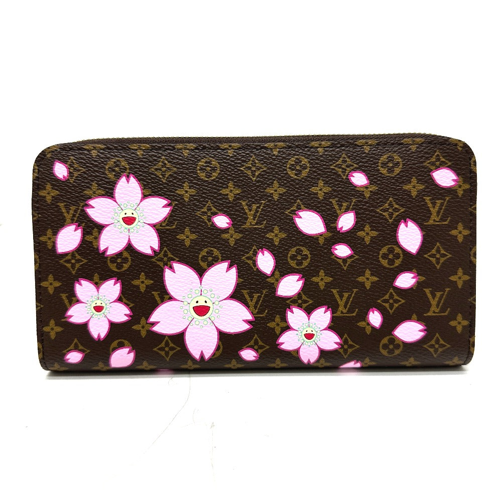 LOUIS VUITTON Long Wallet Purse M13433 Monogram canvas Brown Takashi Murakami LV Ã TM Zippy Wallet