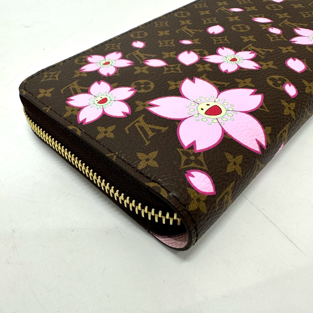 LOUIS VUITTON Long Wallet Purse M13433 Monogram canvas Brown Takashi Murakami LV Ã TM Zippy Wallet