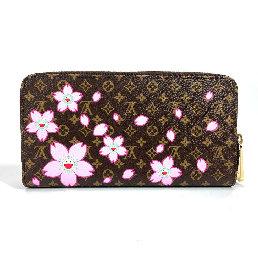 LOUIS VUITTON Long Wallet Purse M13433 Monogram canvas Brown Takashi Murakami monogram LV ï¿½~ TM Zippy Wallet Women
