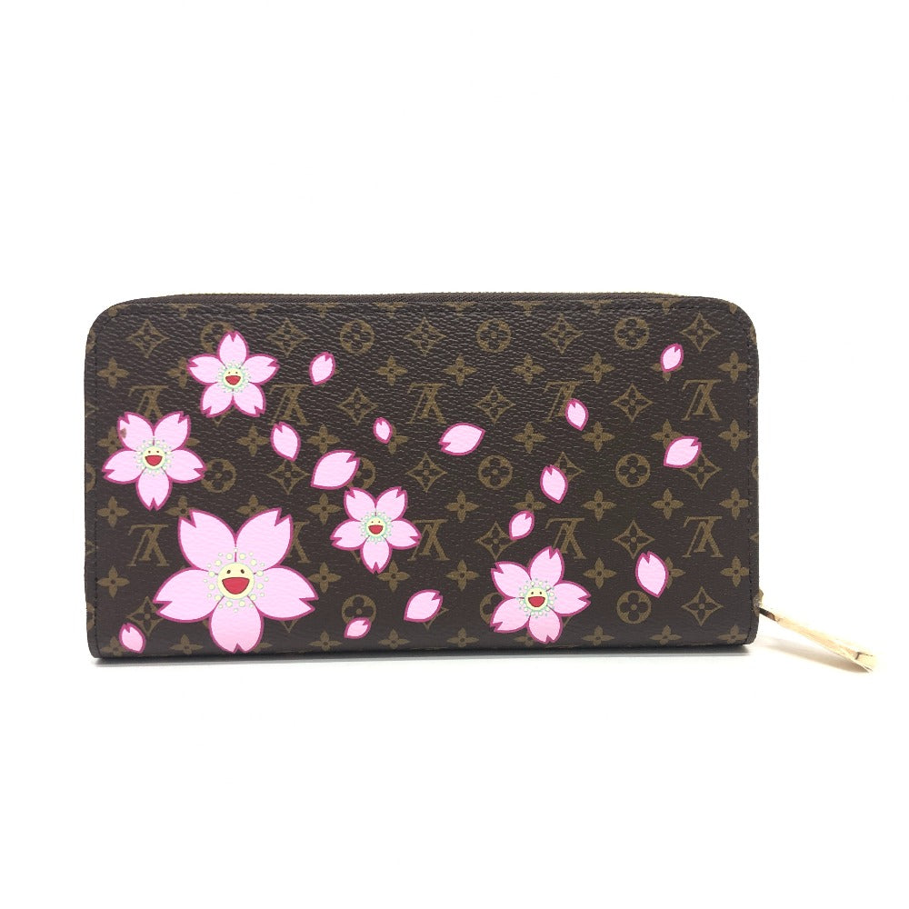 LOUIS VUITTON Long Wallet Purse M13433 Monogram canvas Brown Takashi Murakami monogram LV ï¿½~ TM Zippy Wallet Women