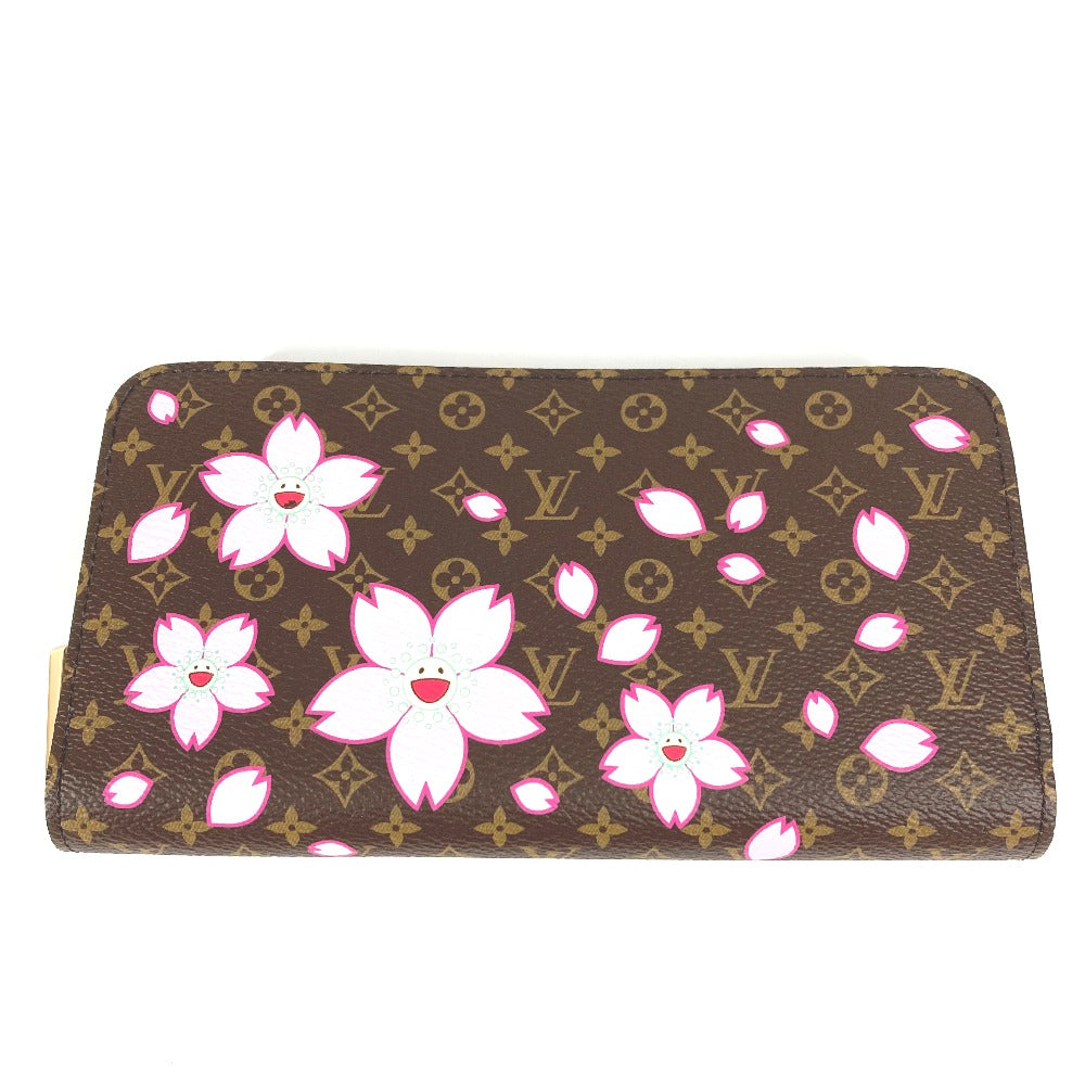 LOUIS VUITTON Long Wallet Purse M13433 Monogram canvas Brown Takashi Murakami monogram LV ï¿½~ TM Zippy Wallet Women