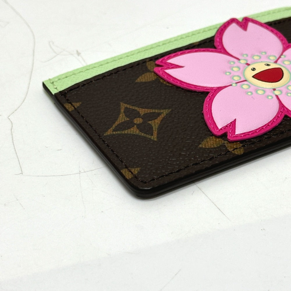 LOUIS VUITTON Card Case M13429 Monogram canvas multicolor Takashi Murakami LVxTM Card Case Porto Carte Simple