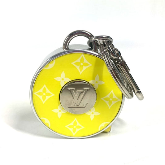 LOUIS VUITTON key ring MP3111 metal yellow Monogram Porto Creme Meter