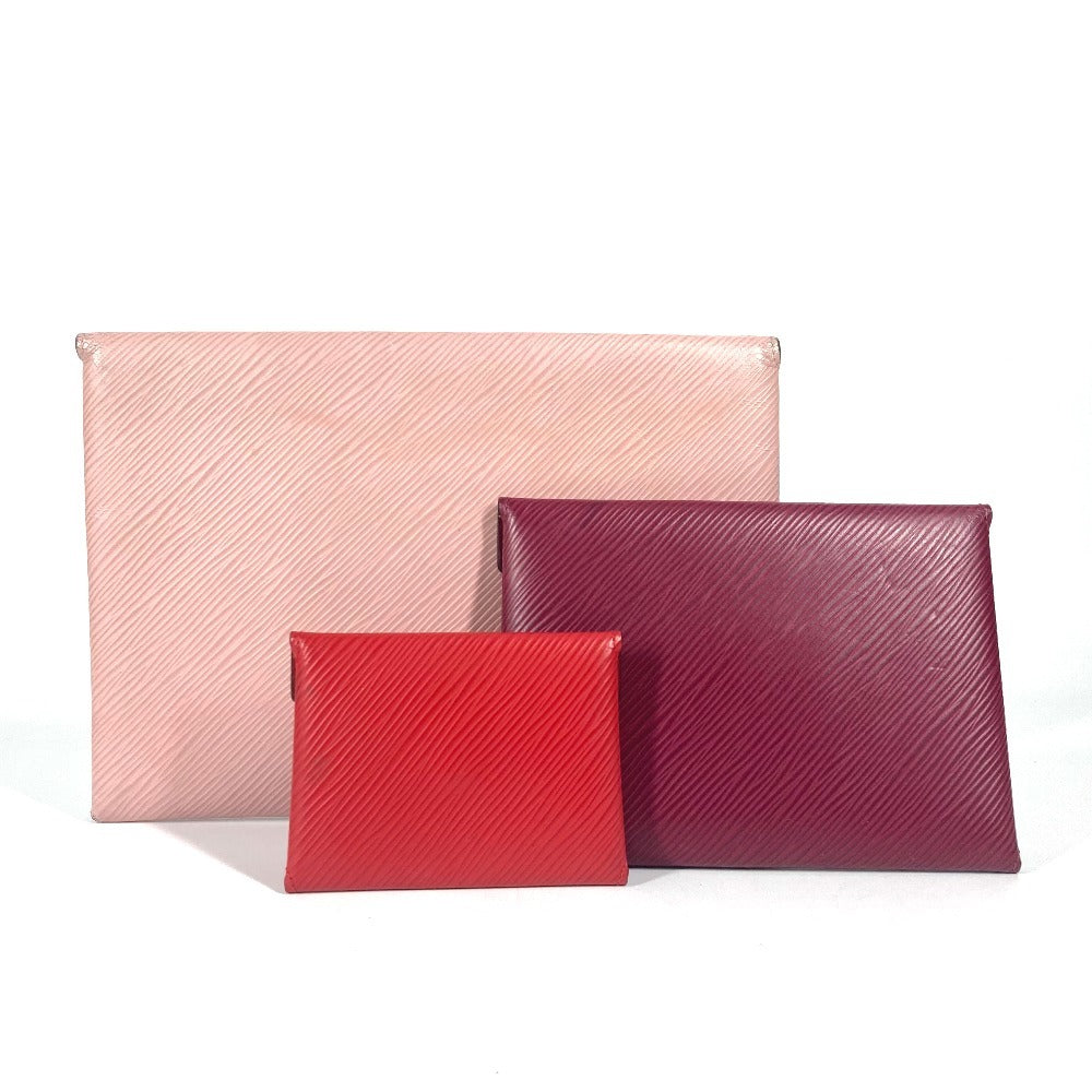 LOUIS VUITTON Clutch bag M62457 Epi Leather pink Epi Pochette Kirigami Women
