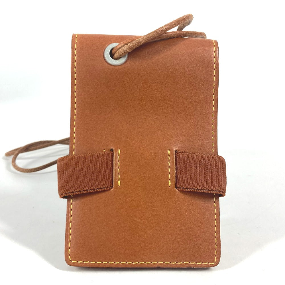 LOUIS VUITTON Card Case Nomad leather Brown Nomad Card Case with strap