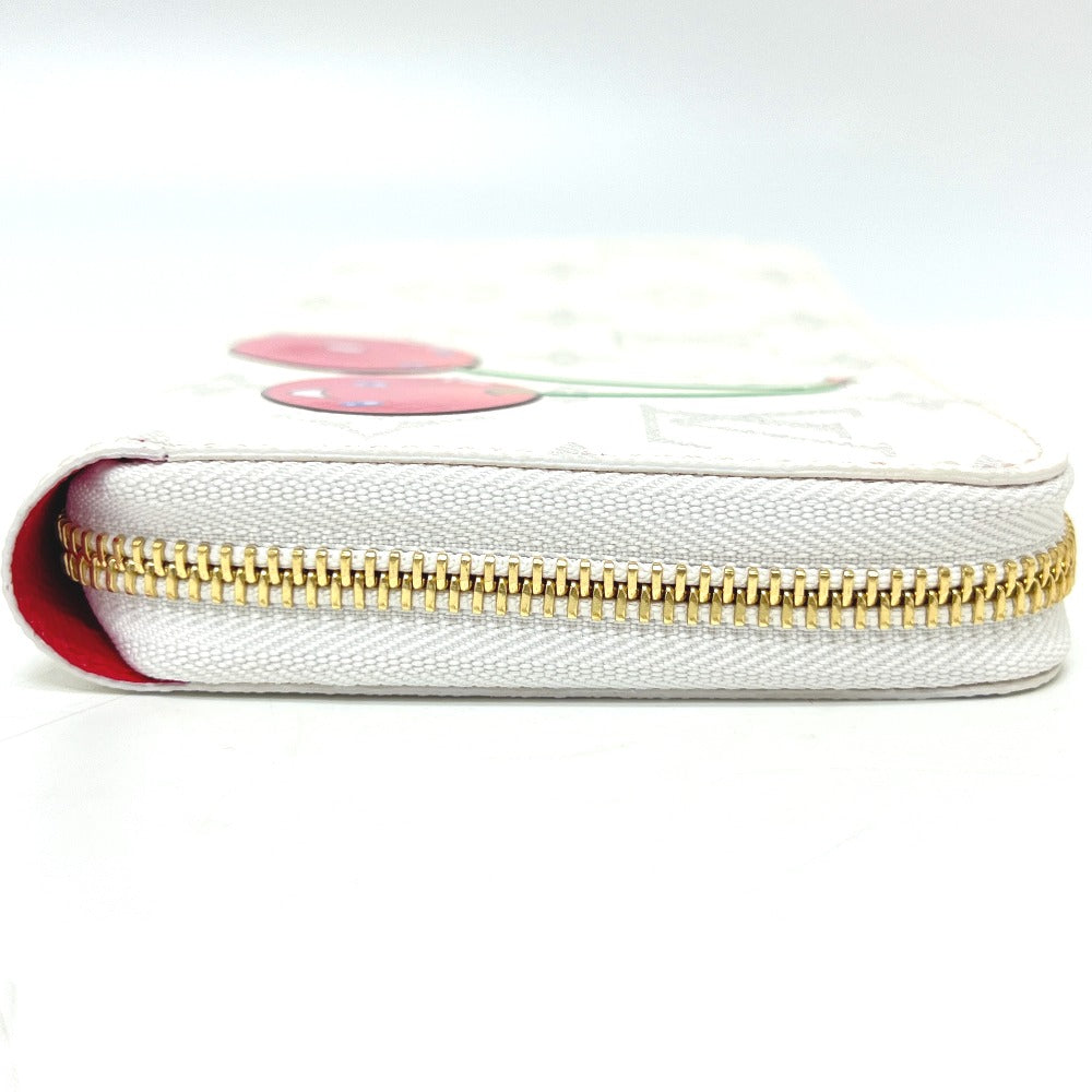 LOUIS VUITTON Long Wallet Purse M14240 Monogram canvas white Takashi Murakami collaboration monogram LV Ã TM Zippy wallet