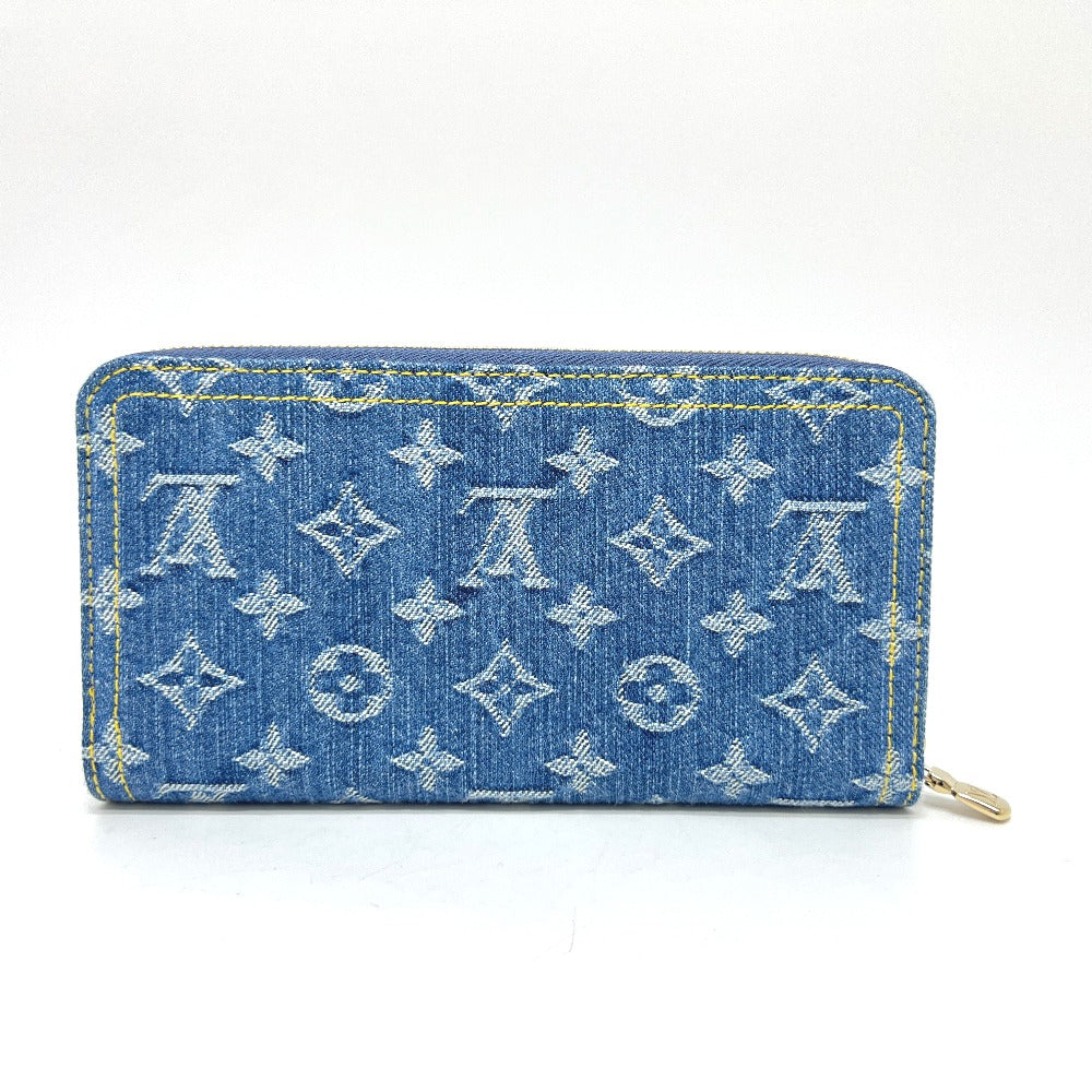 LOUIS VUITTON Long Wallet Purse M23161 Monogram denim blue Takashi Murakami collaboration monogram denim LV Ã TM Zippy wallet