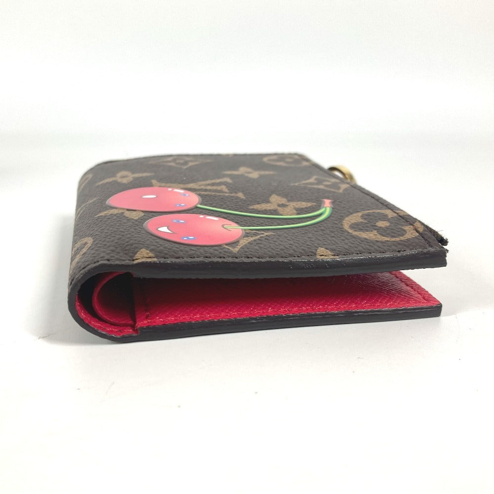 LOUIS VUITTON Folded wallet M13420 Monogram canvas Brown Takashi Murakami collaboration monogram LV Ã TM Portefeuille Lisa