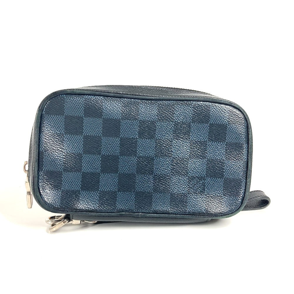 LOUIS VUITTON Clutch bag N63504 Damier Cobalt Canvas Navy Damier Cobalt Portefeuille Zippy Soft unisex(Unisex)