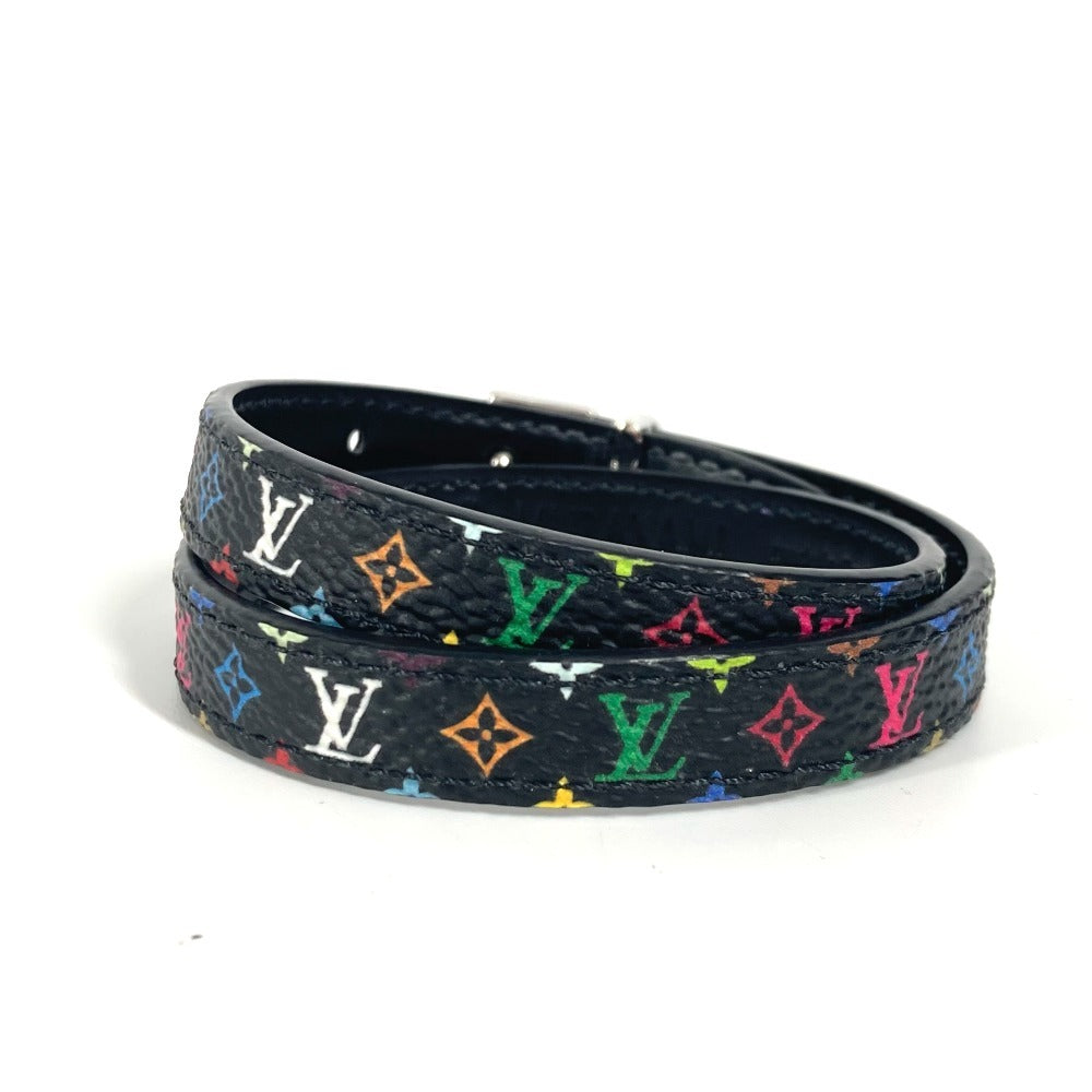 LOUIS VUITTON bracelet M8967F Monogram multicolor canvas black Monogram Multicolor Takashi Murakami LV x TM Bracelet with LV Signature Women 17