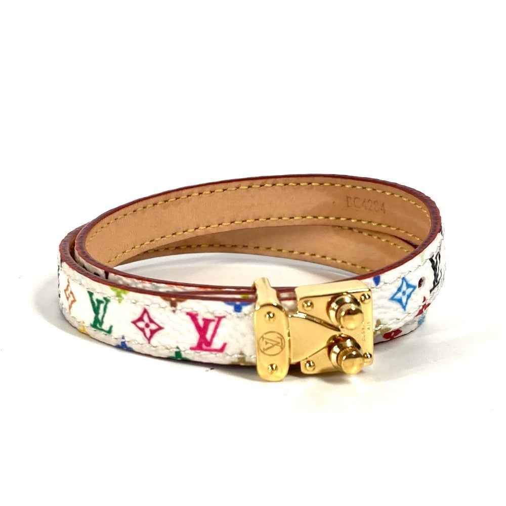 LOUIS VUITTON bracelet M8966E Monogram multicolor canvas white Monogram Multicolor Takashi Murakami LV x TM Bracelet with LV Signature Women 19