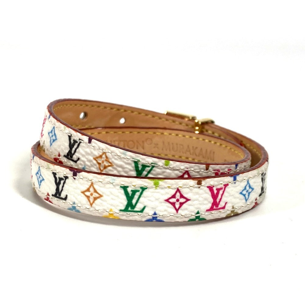LOUIS VUITTON bracelet M8966E Monogram multicolor canvas white Monogram Multicolor Takashi Murakami LV x TM Bracelet with LV Signature Women 19