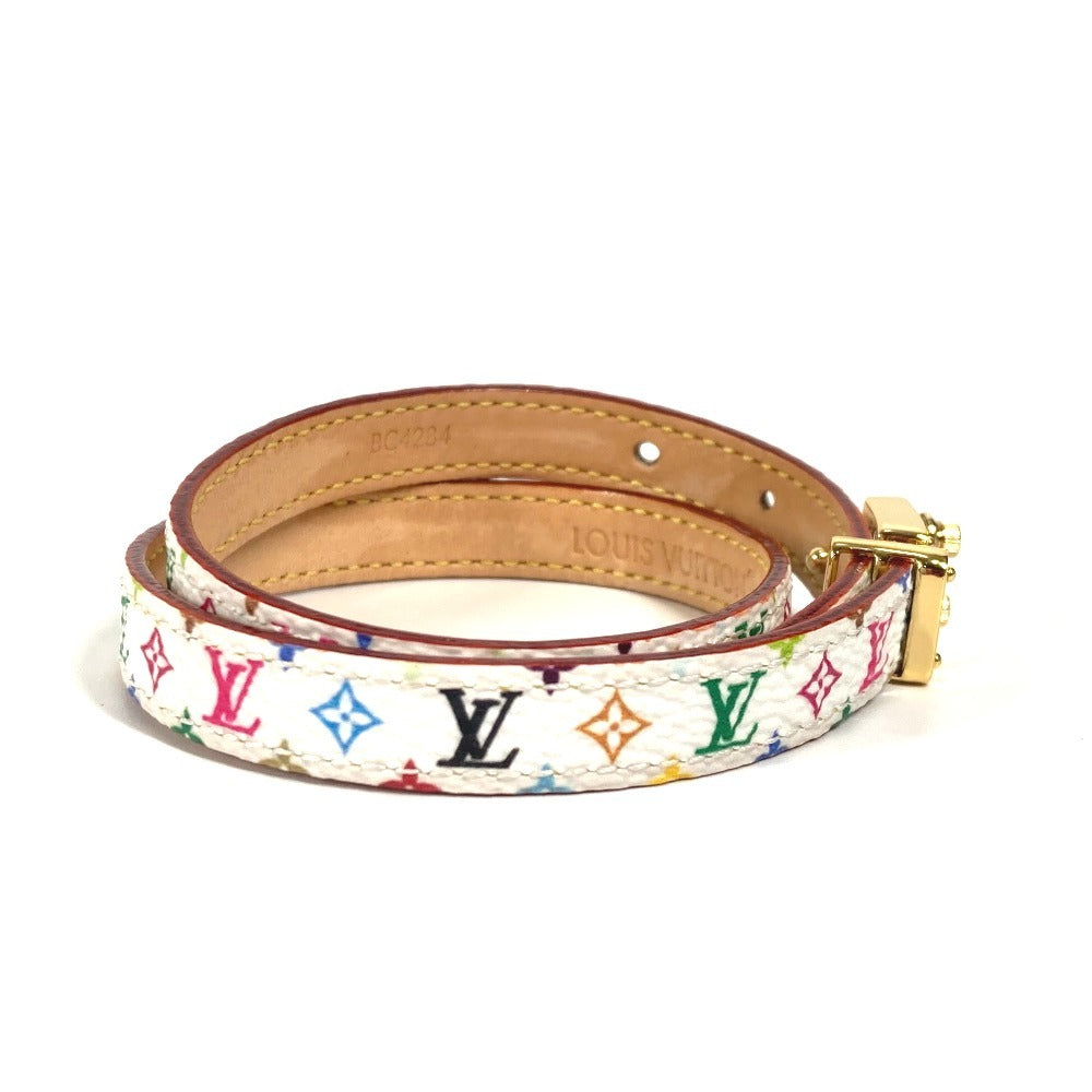 LOUIS VUITTON bracelet M8966E Monogram multicolor canvas white Monogram Multicolor Takashi Murakami LV x TM Bracelet with LV Signature Women 19
