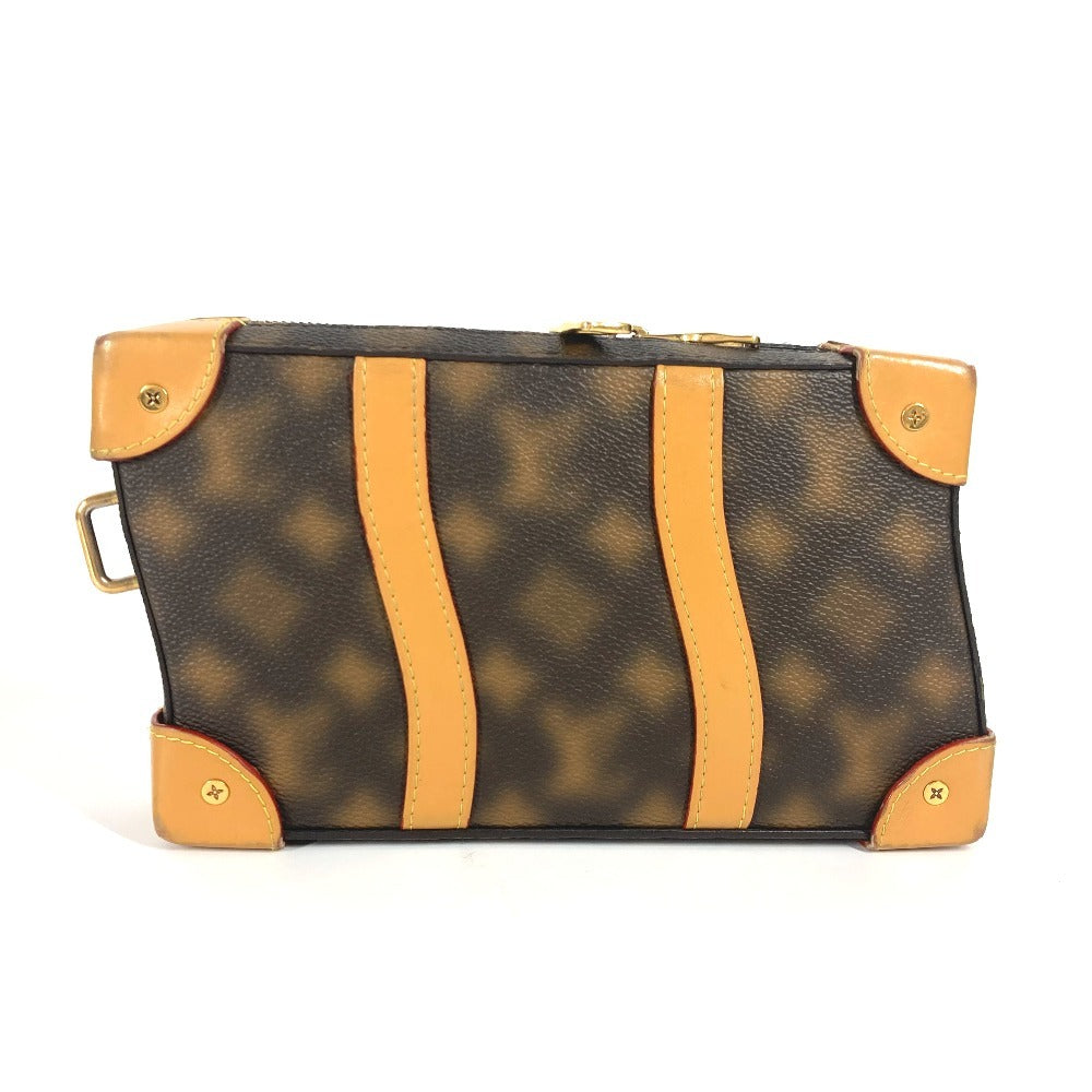 LOUIS VUITTON Shoulder Bag M81580 PVC / Leather Brown This is Not Monogram Soft Trunk
