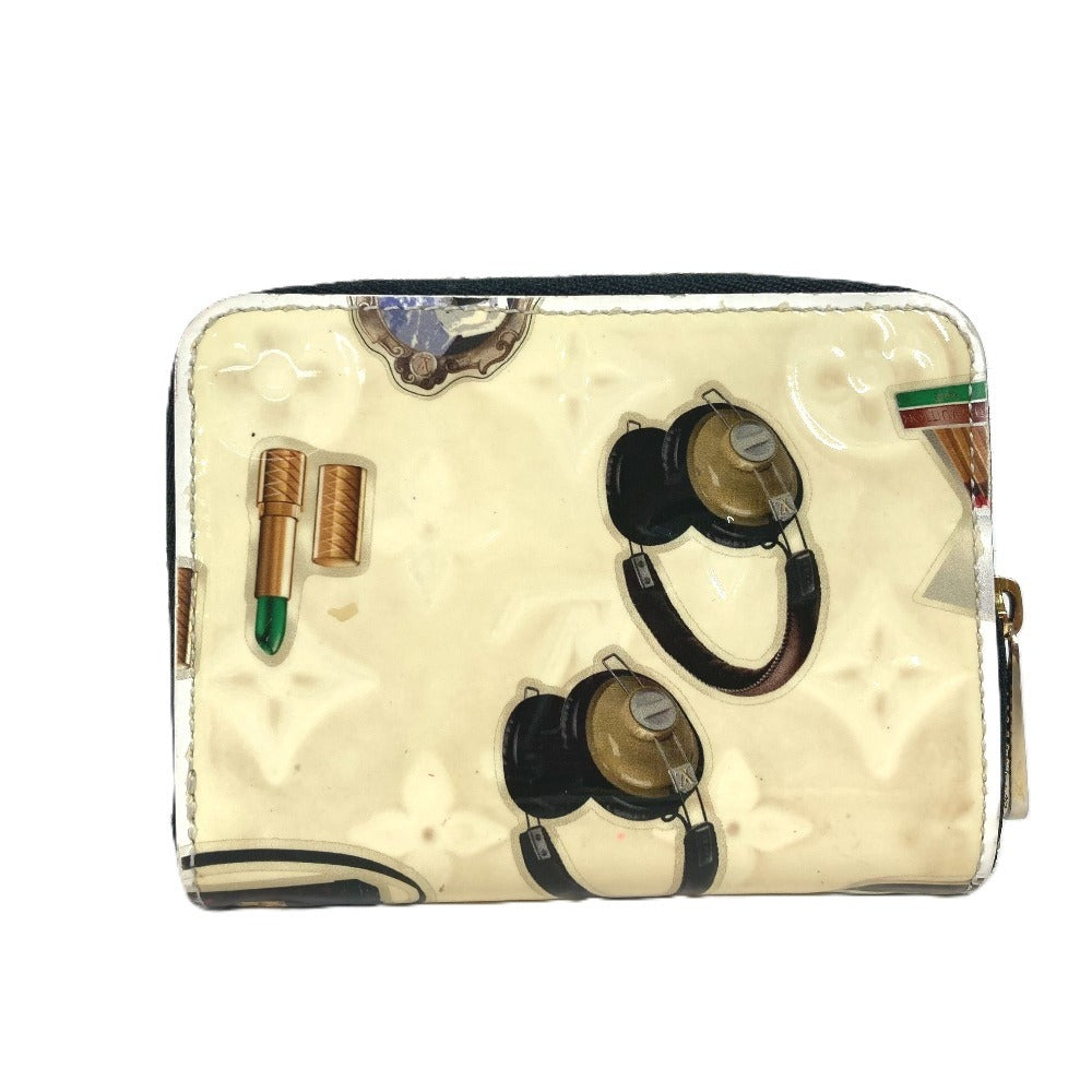 LOUIS VUITTON Coin case M50372 Patent leather Multi Nicolas Gesqueur Zip around purse Women
