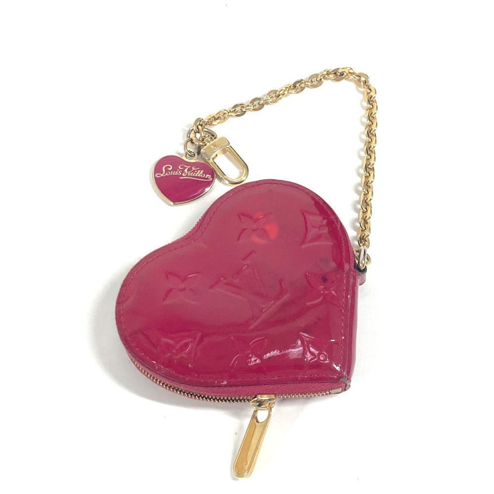 LOUIS VUITTON Coin case M90006 Monogram Vernis purple Monogram Vernis Porto Monet Coeur Women