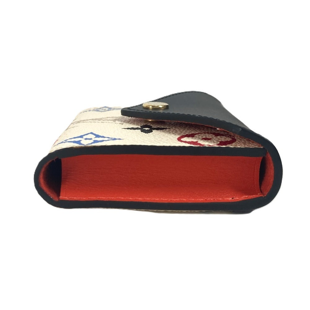 LOUIS VUITTON Card Case GI0584 leather white Game on Etui Carter Arsene unisex(Unisex)
