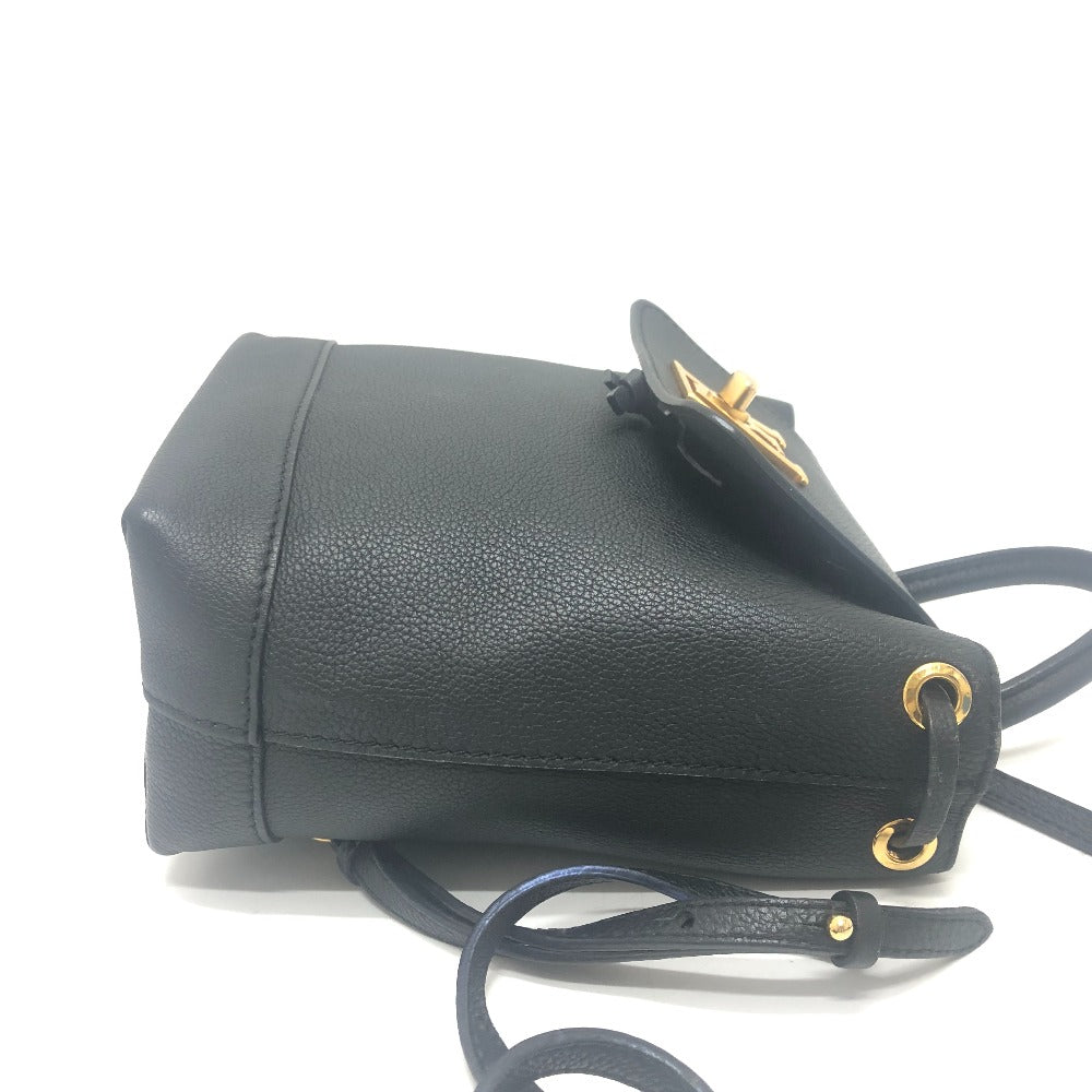 LOUIS VUITTON Backpack M54573 leather black rock Me
