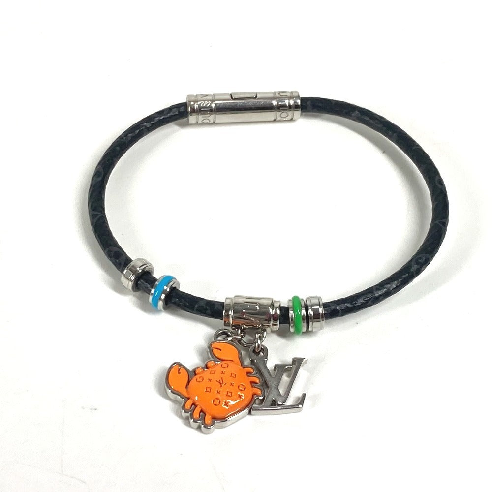 LOUIS VUITTON bracelet M8822E Monogram Eclipse Canvas black Monogram Eclipse Keep It Club Bracelet