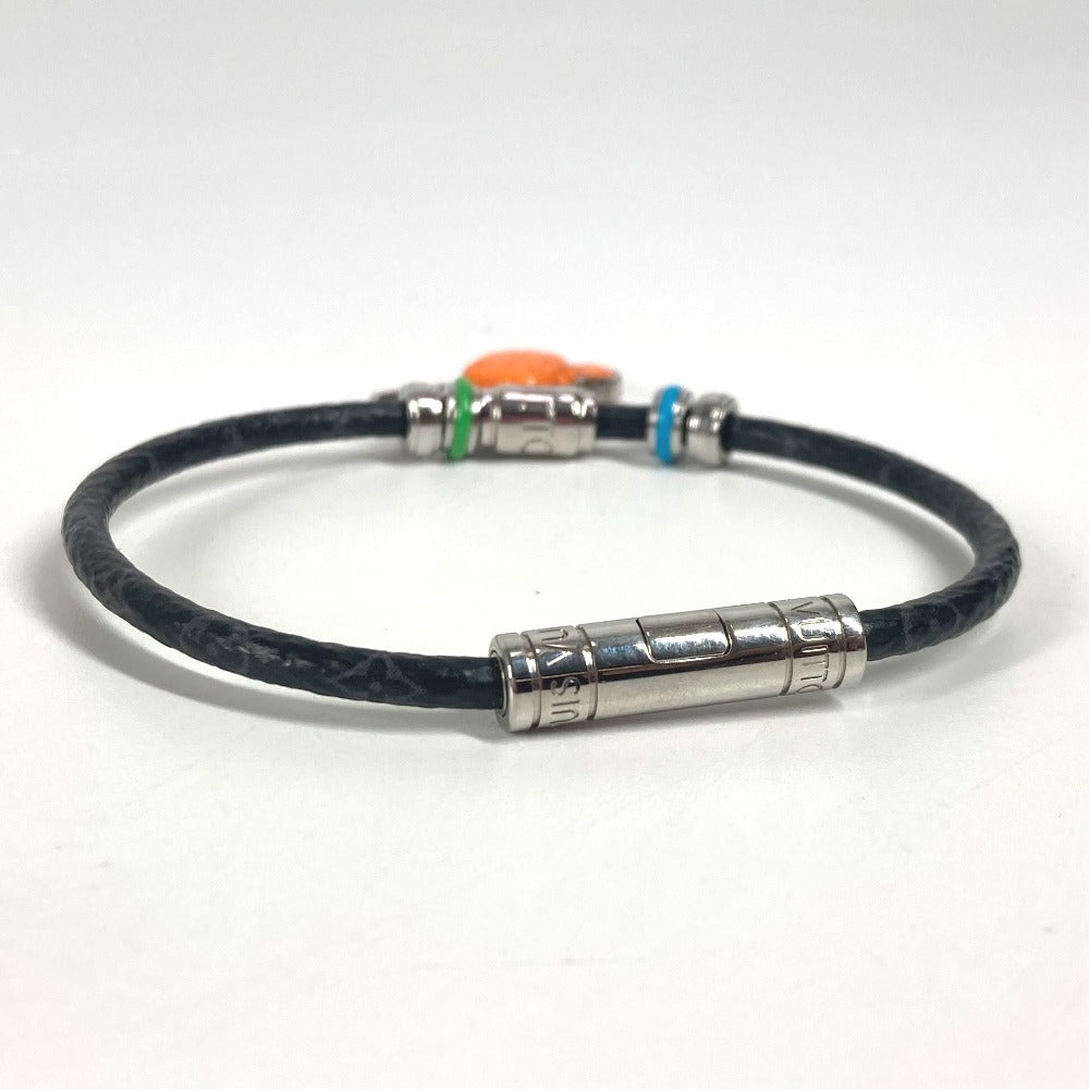 LOUIS VUITTON bracelet M8822E Monogram Eclipse Canvas black Monogram Eclipse Keep It Club Bracelet