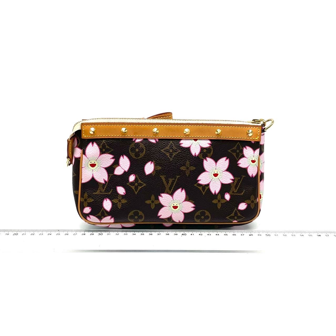 Louis Vuitton x Takashi Murakami Cherry Blossom on Brown Monogram Pochette Accessoire