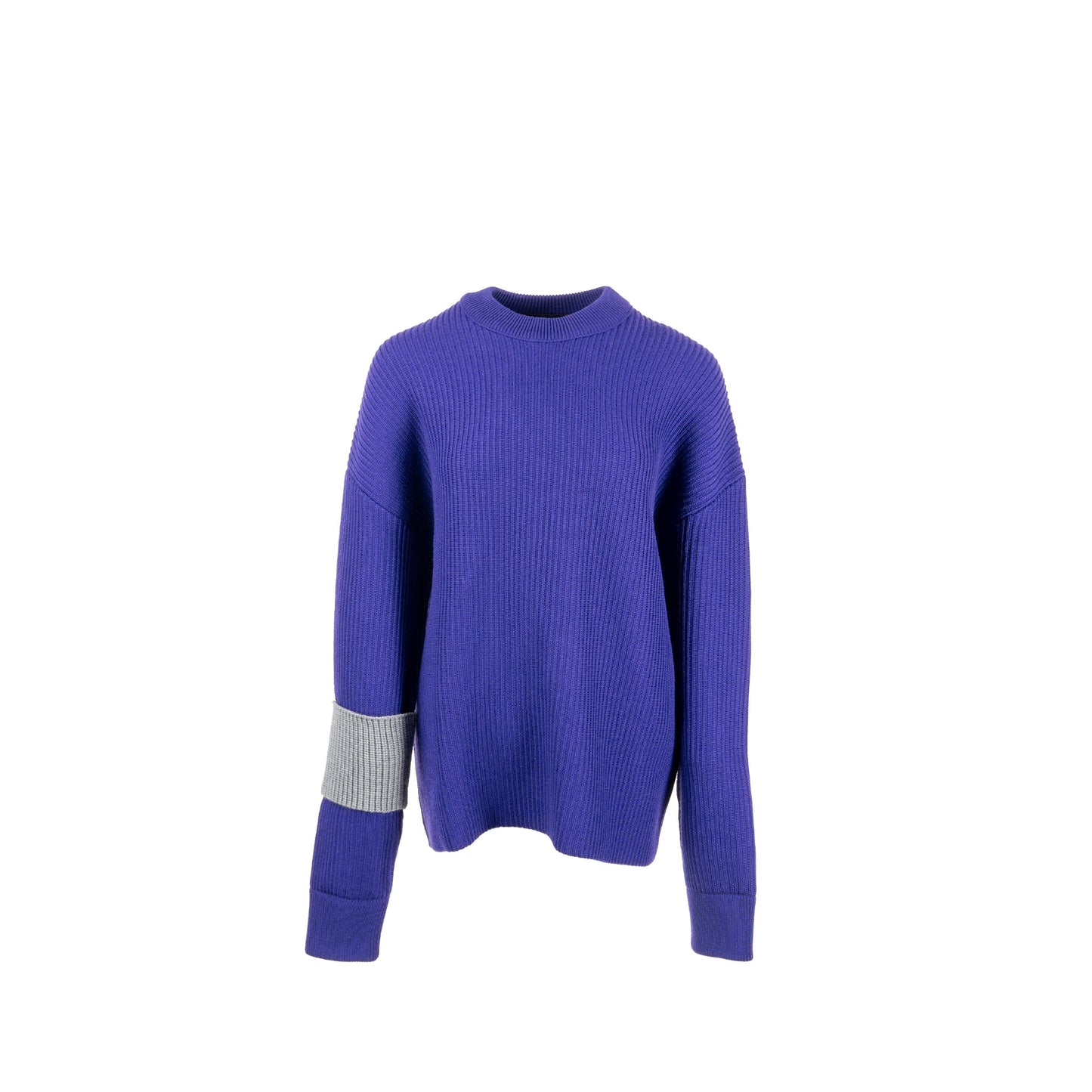 Louis Vuitton Size S Asia Limited World Sweater Wool Purple/grey