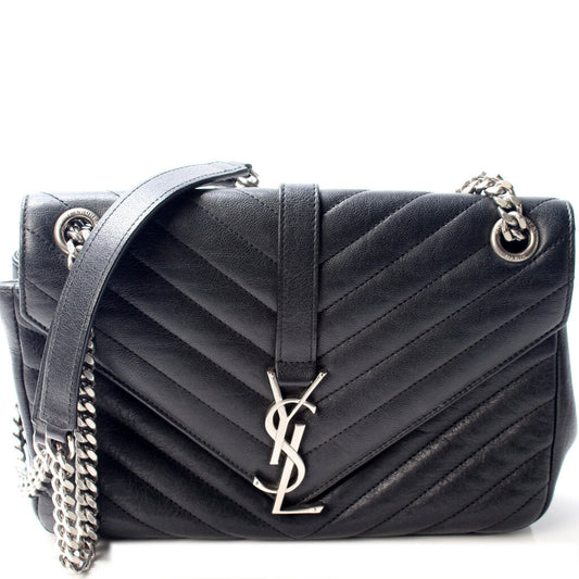 Saint Laurent Matelasse Crossbody Chevron Bag
