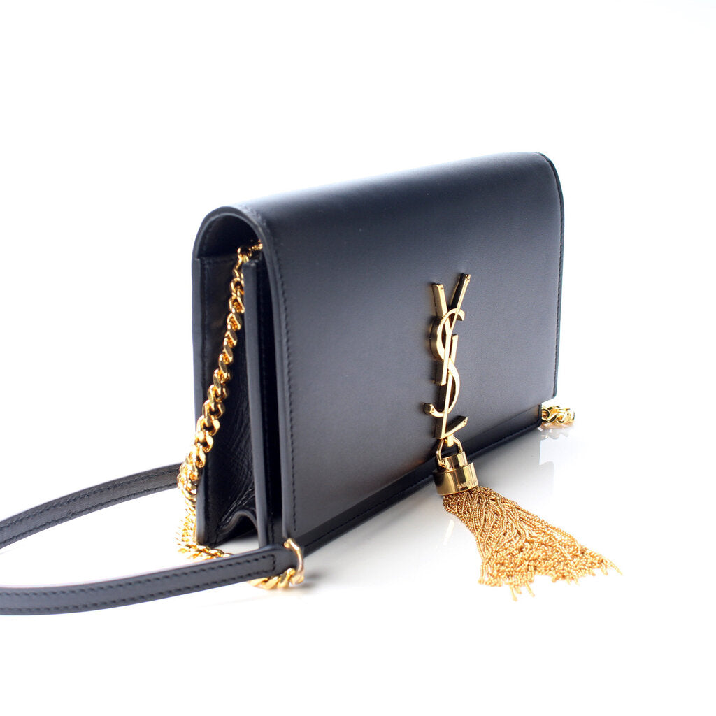 Saint Laurent Kate Tassel Chain Wallet Bag