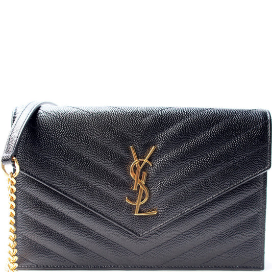 Saint Laurent Envelope Chain Wallet Bag