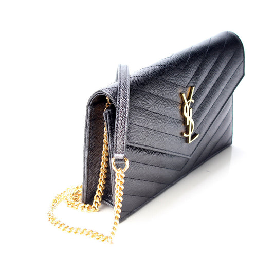 Saint Laurent Envelope Chain Wallet Bag