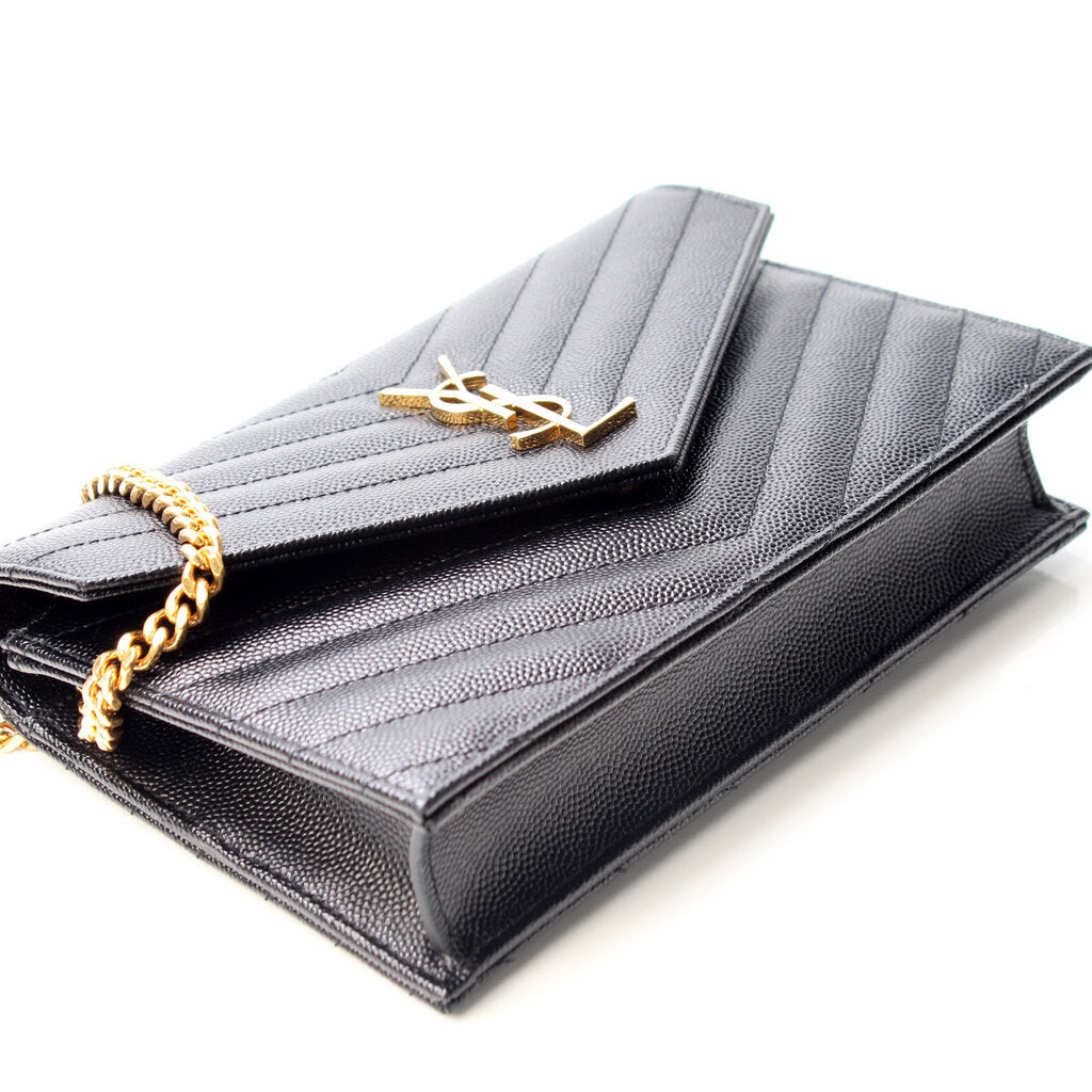 Saint Laurent Envelope Chain Wallet Bag