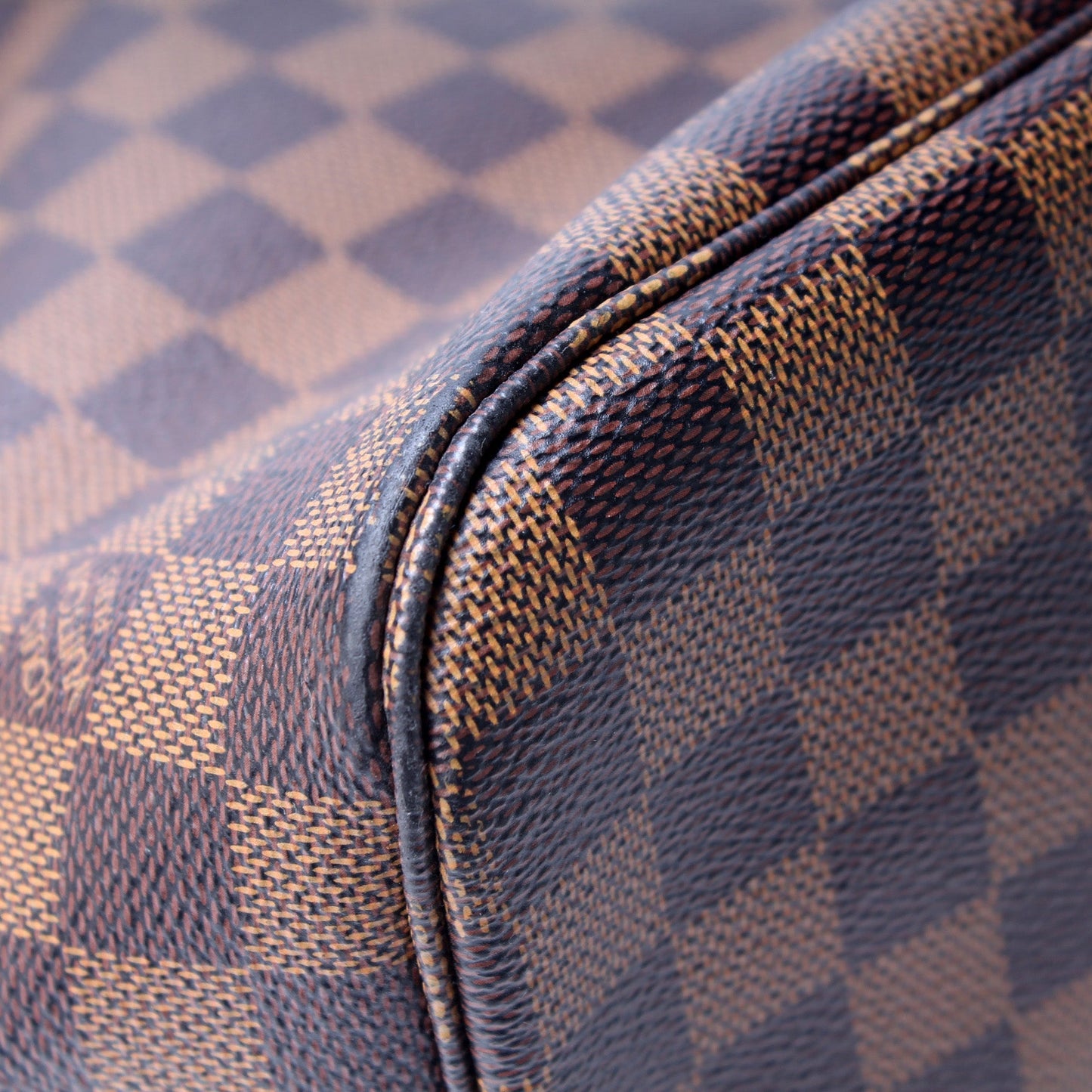 Louis Vuitton Neverfull W/Wallet MM Damier Ebene