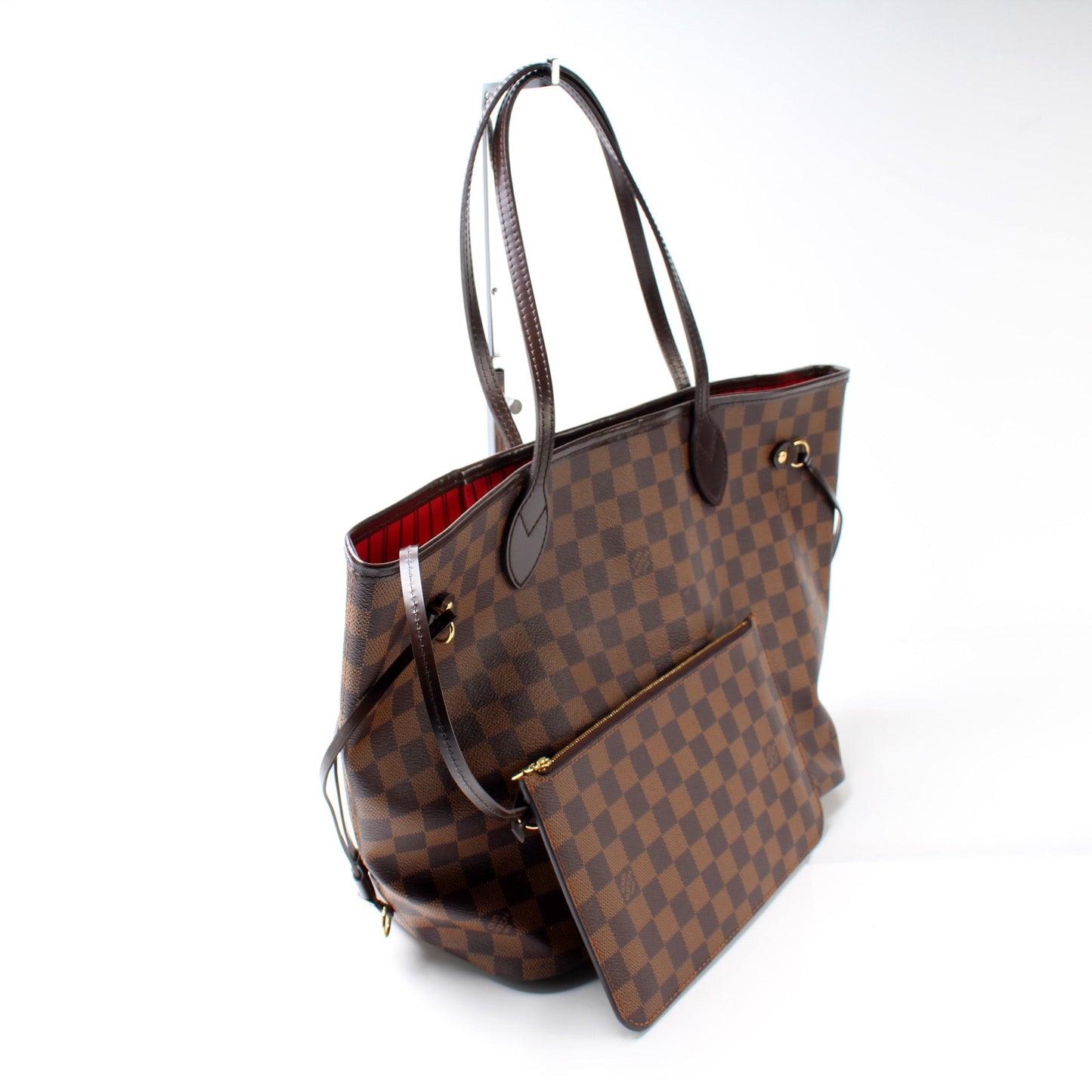 Louis Vuitton Neverfull MM W/ Wallet Damier Ebene