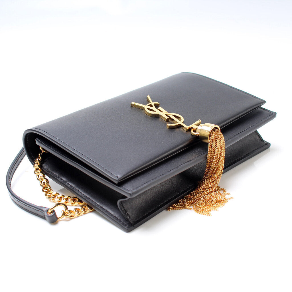 Saint Laurent Kate Tassel Chain Wallet Bag