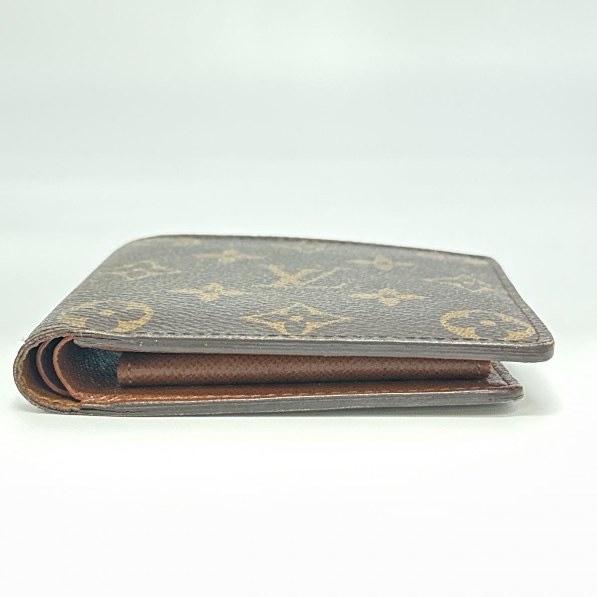LOUIS VUITTON Bifold Wallet M61675 Monogram canvas Brown Wallet Monogram Portefeuilleï¿½EMarco unisex(Unisex)