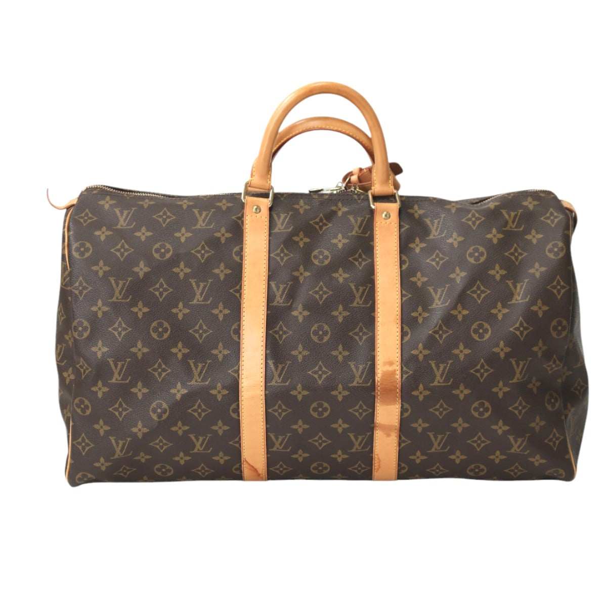LOUIS VUITTON Boston Duffel bag M41426 Monogram canvas Brown Travel bag Monogram Discontinued Keepall 50 unisex(Unisex)