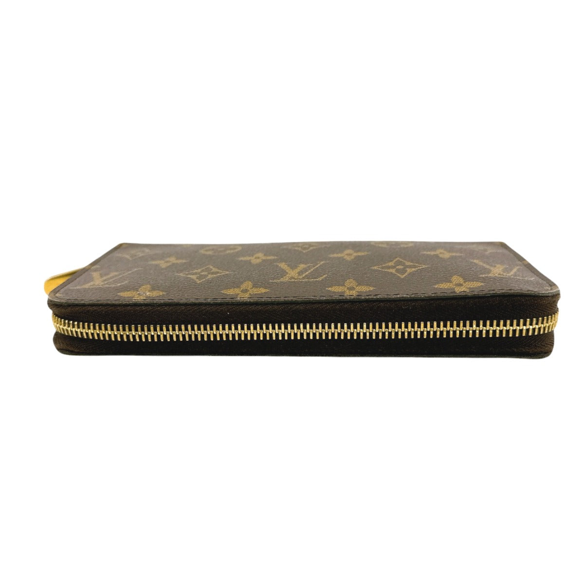 LOUIS VUITTON Long Wallet Purse M41895 Monogram canvas Brown x fuchsia Zip Around Monogram Zippy wallet Women