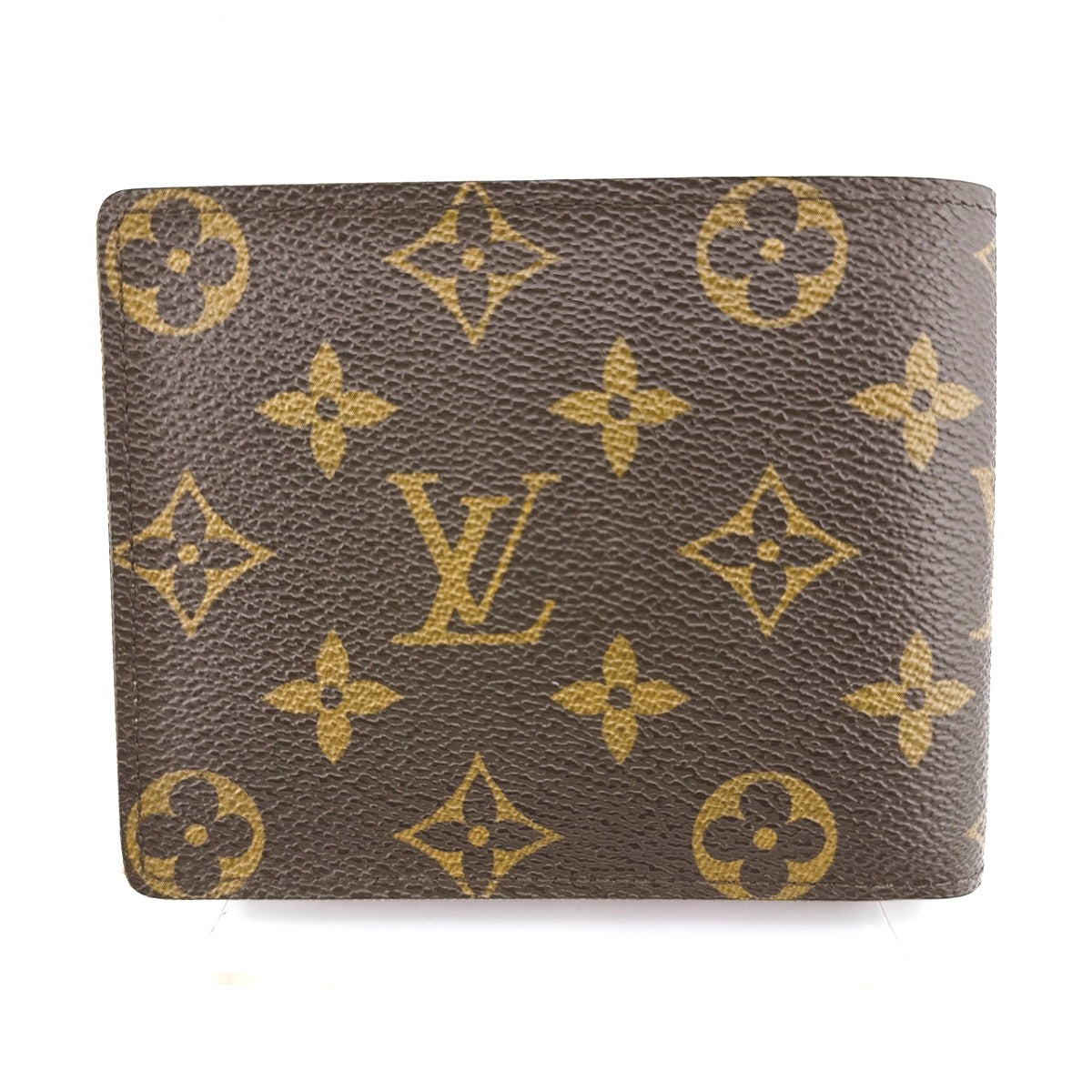 LOUIS VUITTON Bifold Wallet M60026 Monogram canvas Brown Bifold Wallet Monogram Portefeuille Florin unisex(Unisex)