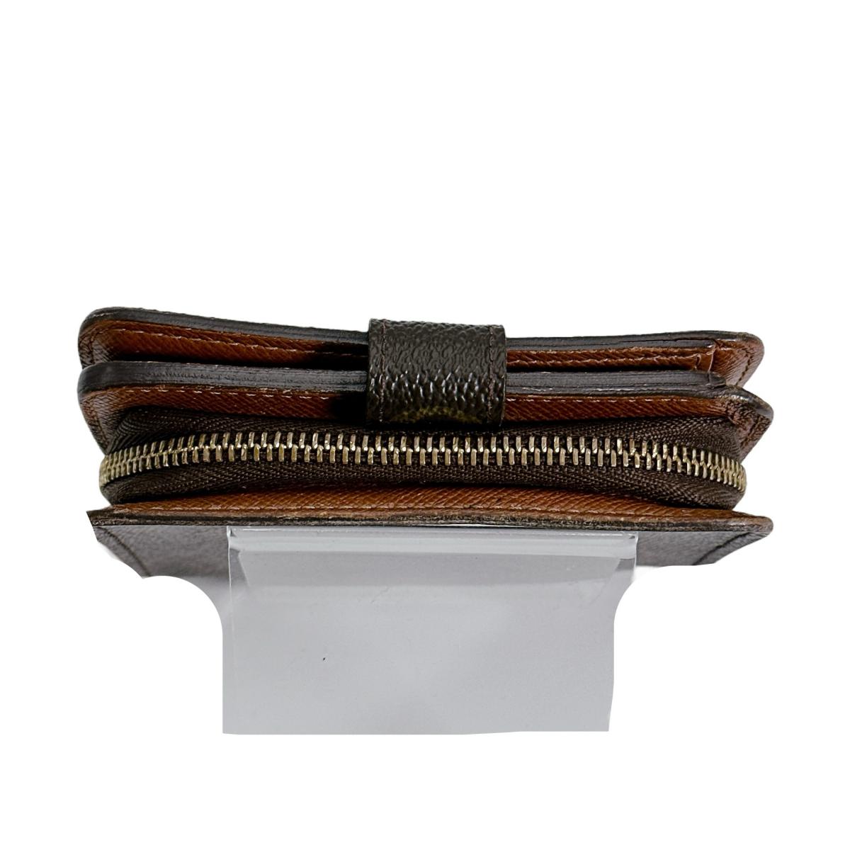 LOUIS VUITTON Bifold Wallet M61667 Monogram canvas Brown Card pocket with zipper Monogram Compact zip unisex(Unisex)